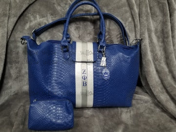 Complete Set - ΖΦΒ Laptop/ Tote Bag and Pouch, Zpeedy bag and wallet, and Cosmetic Pouch / Wristlet and key holder