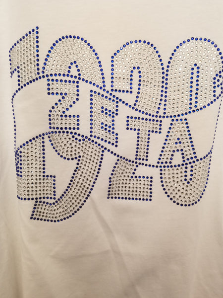 1920 White Bling Tank