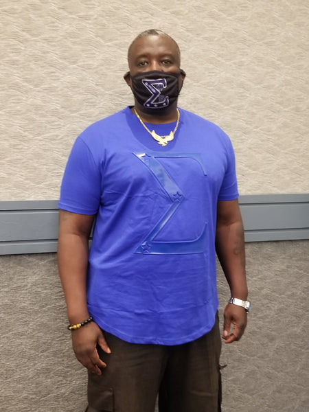 Sigma Embossed Shirt (Royal)