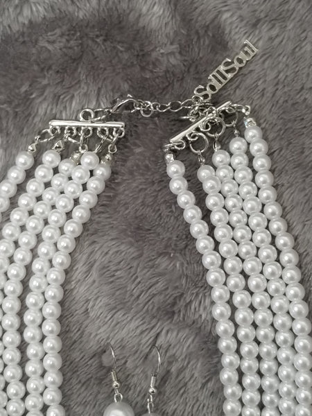 Finer 5 Strand Necklace Set