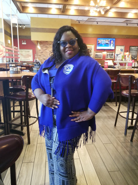 Royal Shield Pashmina Wrap with Sleeves
