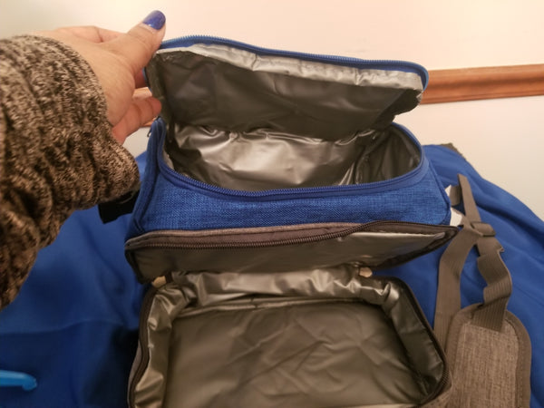 Zeta Dual Compartment Lunchbag