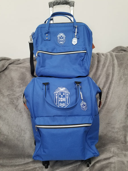 Rolling Backpack and Mini Backpack Set