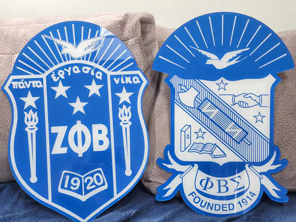 Phi Beta Sigma Acrylic Shield (24")