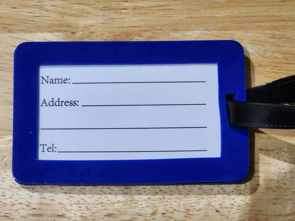 PBS 1914 Royal Blue Embossed Luggage Tag (Sigma)