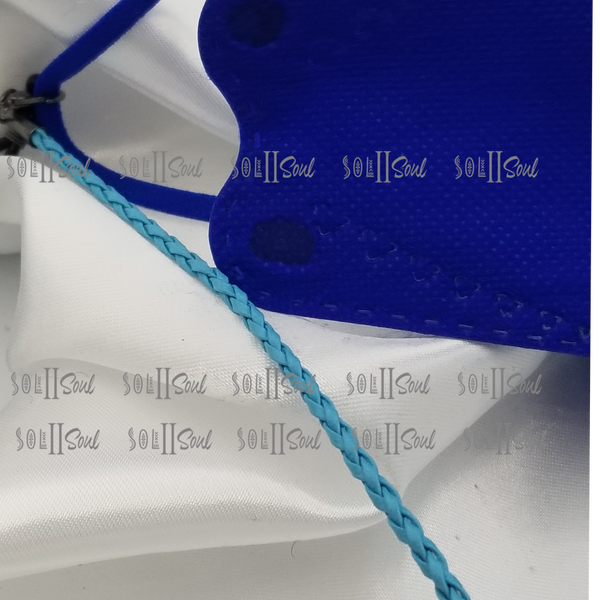 Royal Blue Disposable Masks (set of 10)