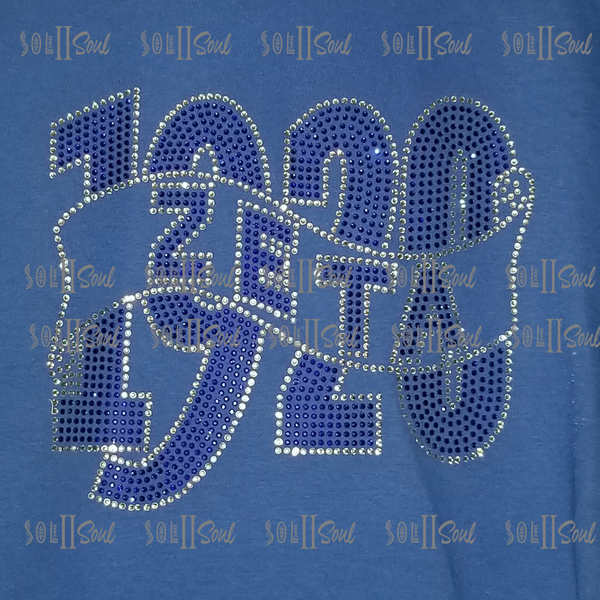 1920 Royal Blue Bling Tank