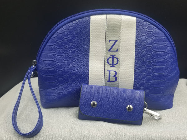 Complete Set - ΖΦΒ Laptop/ Tote Bag and Pouch, Zpeedy bag and wallet, and Cosmetic Pouch / Wristlet and key holder