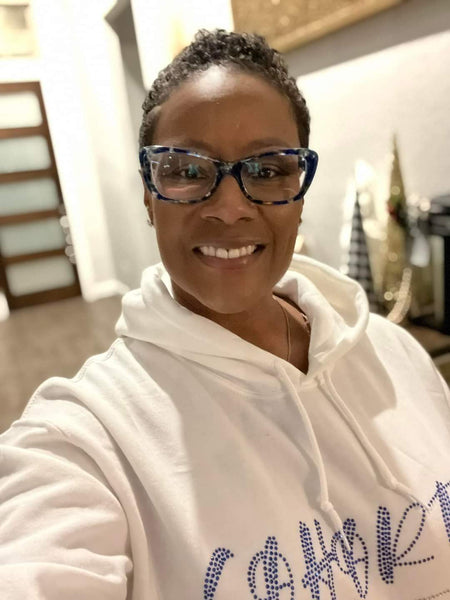 ZOL Cohort 10 Bling Hoodie (White)