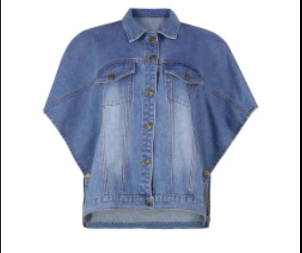 Zeta Denim Jacket / Cape
