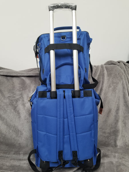 Rolling Backpack and Mini Backpack Set