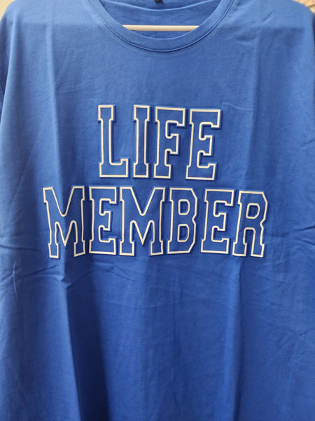 Life Member Embossed Shirt (Royal)